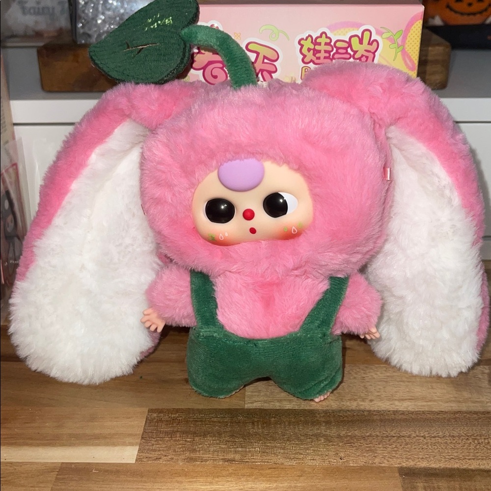 Baby Three Where is Spring-pink bunny plant